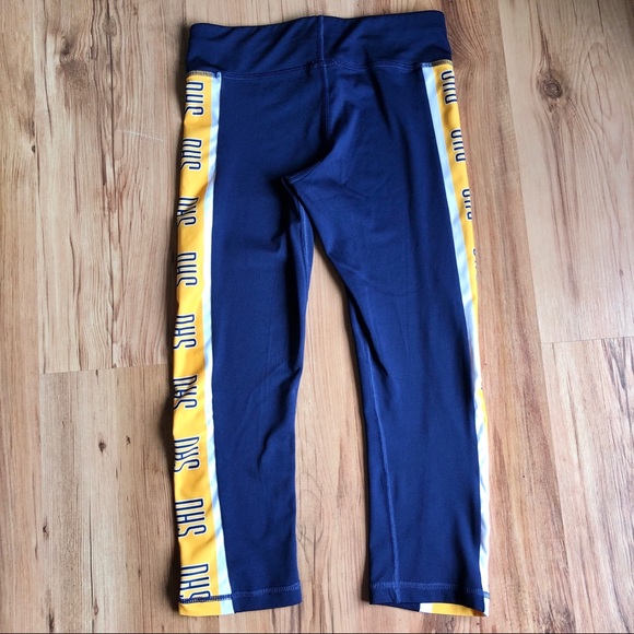 VARSITY SPIRIT Leggings Active Workout Yoga Blue Small Women’s - Picture 2 of 13